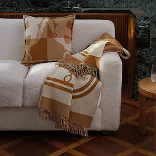 エルメス　プレード　クッション　セット　ブリッドドゥガラ　新品未使用 クッション 《ブリッド・ドゥ・ガラ》 - ブラック | Hermès